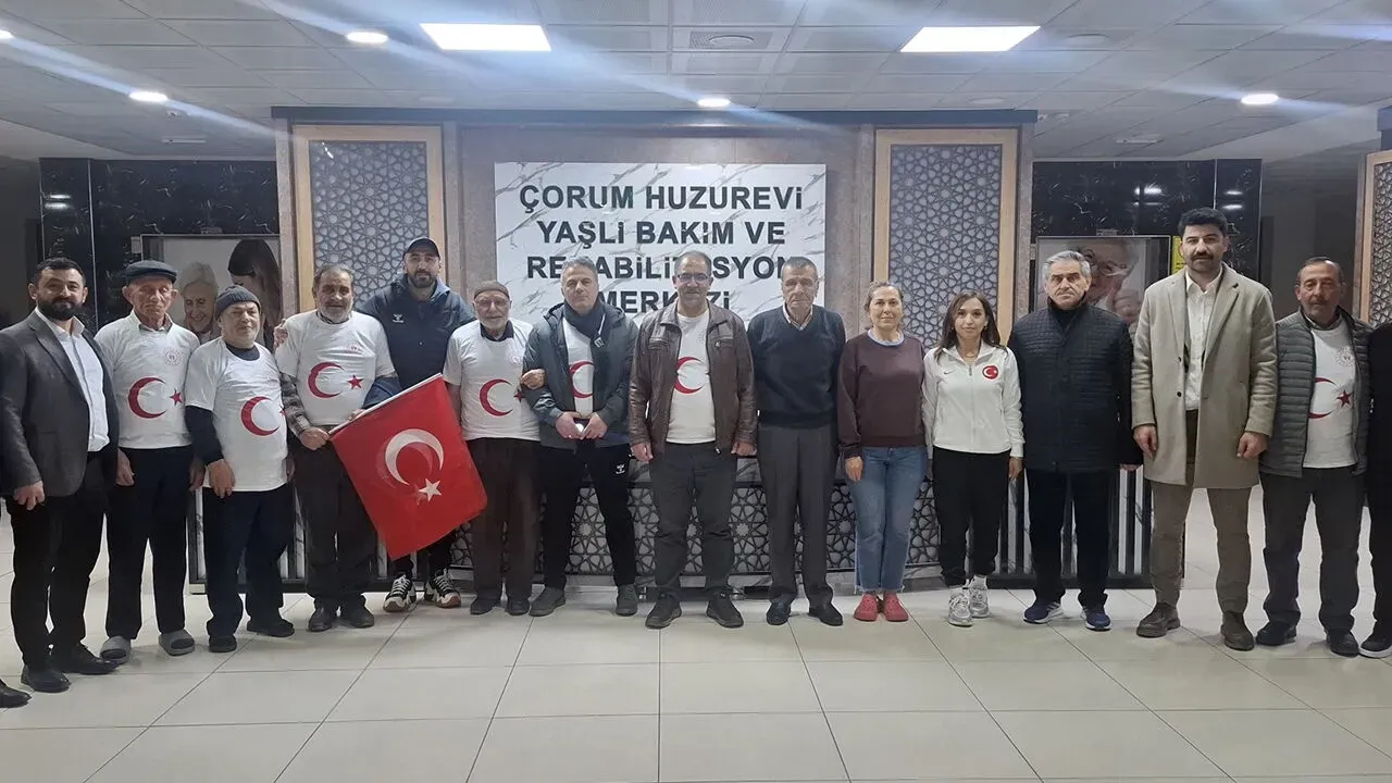 Yaşlılar Haftası’nda Sporla Buluşma: Huzurevinde Renkli Görüntüler