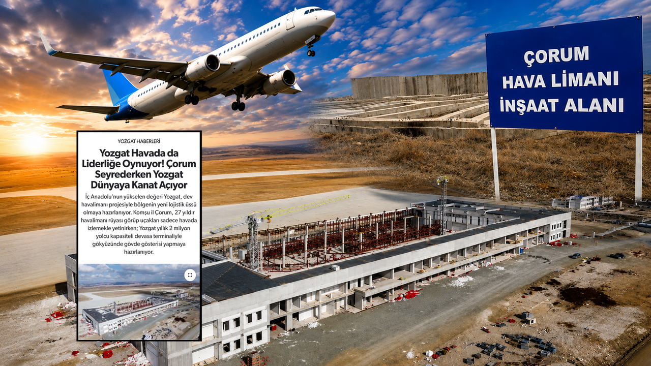 Yozgat’tan, Çorum'u Kızdıran Havalimanı Paylaşımı! Gözler Siyasetçilerde