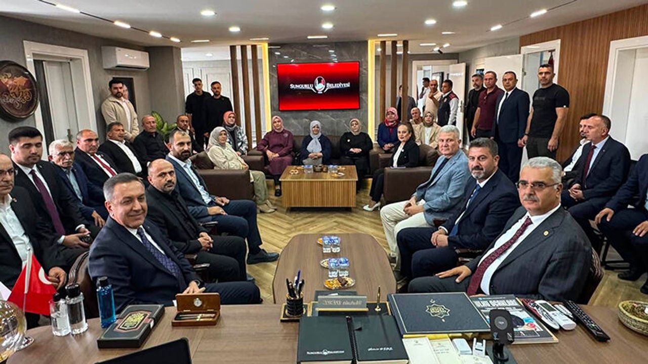 Yusuf Ahlatcı, Muhsin Dere’yi Ziyaret Etti