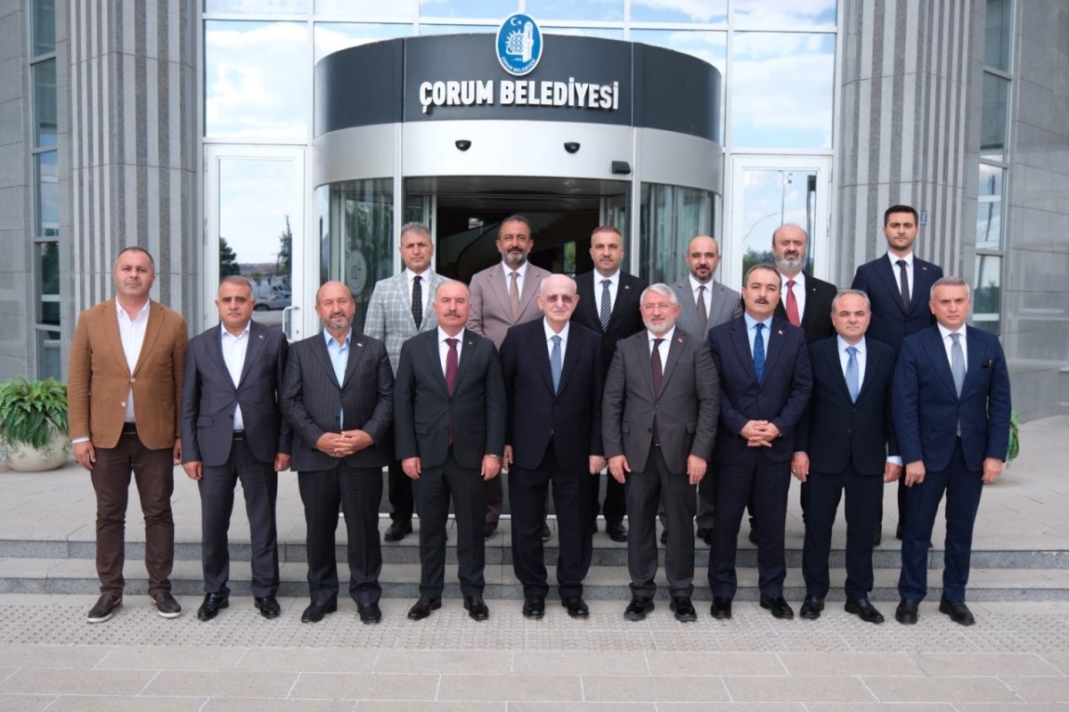 İsmail Kahraman’dan Çorum Belediyesine Ziyaret