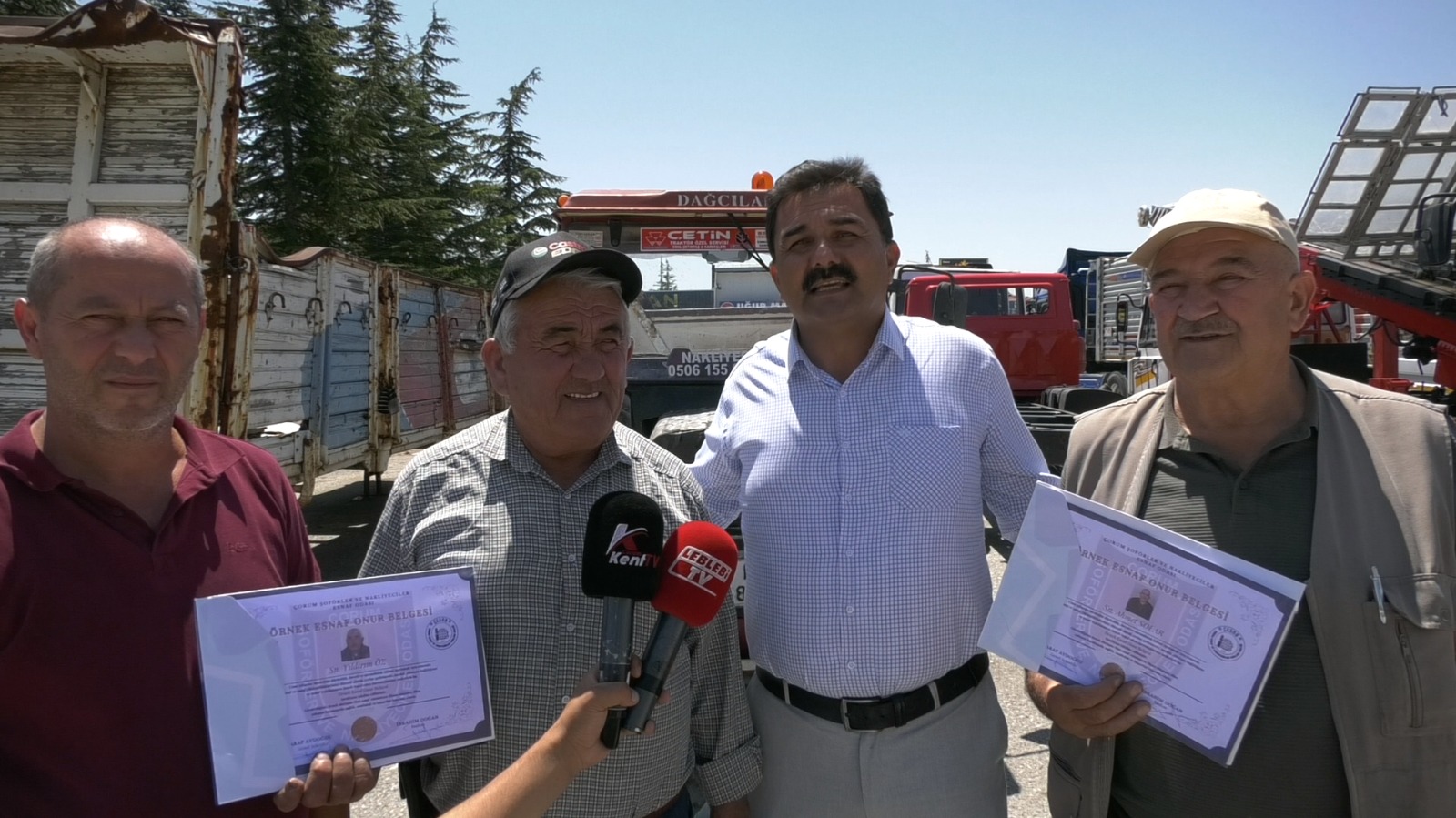 BABA YADİGÂRI TRAKTÖRLERLE EKMEK MÜCADELESİNE ÖDÜL