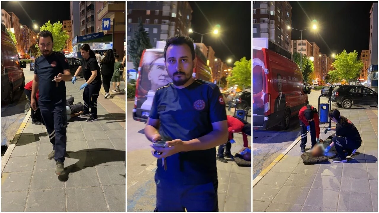 AMBULANS SÜRÜCÜSÜNDEN GAZETECİYE 'KİMLİK' ENGELİ
