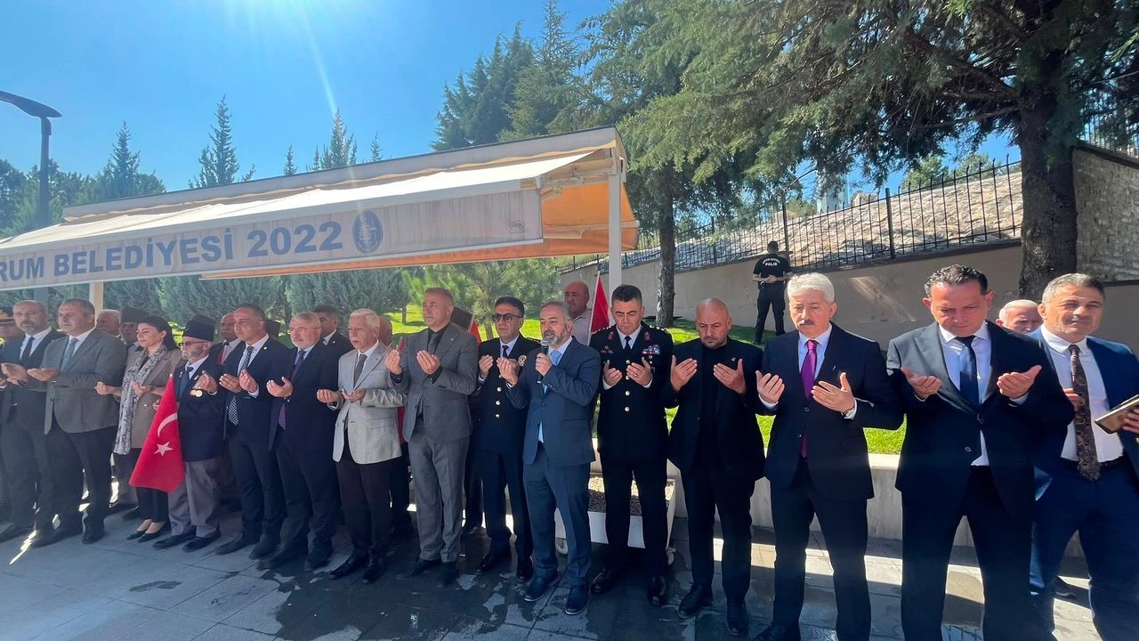 ÇORUM ŞEHİTLİĞİ'NDE 30 AĞUSTOS ZAFER BAYRAMI PROGRAMI