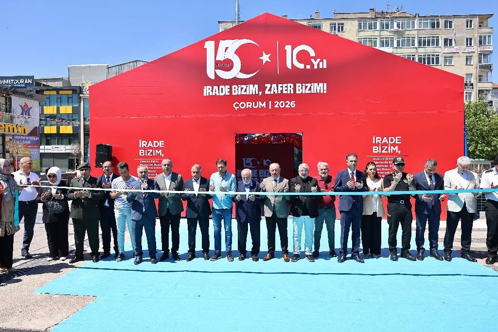 ÇORUM'DA 15 TEMMUZ ANMA ÇADIRI AÇILDI!
