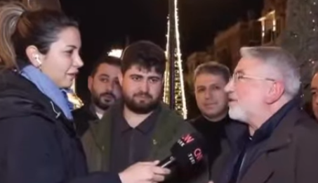 BAŞKAN AŞGIN ŞAM’DA FULYA ÖZTÜRK’ÜN SUNDUĞU CANLI YAYINA KATILDI