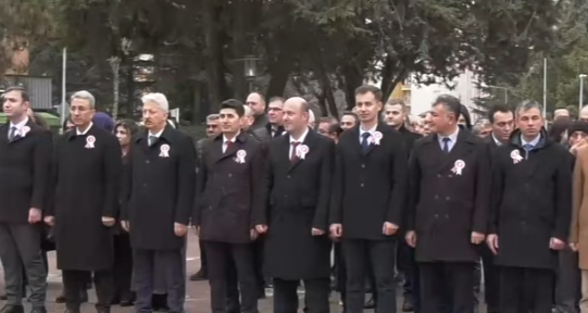 VERGİ HAFTASI NEDENİYLE ATA’NIN HUZURUNA ÇIKTILAR