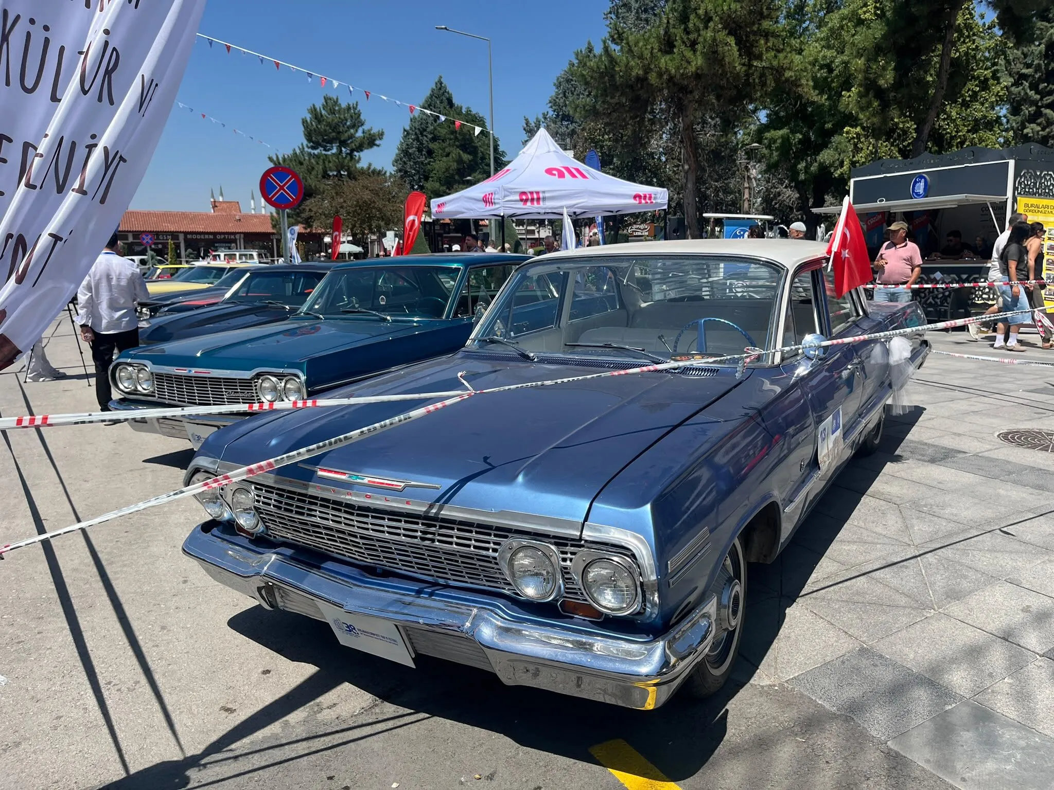 Klasik Otomobiller Çorum'da Nostalji Rüzgarı Estirdi
